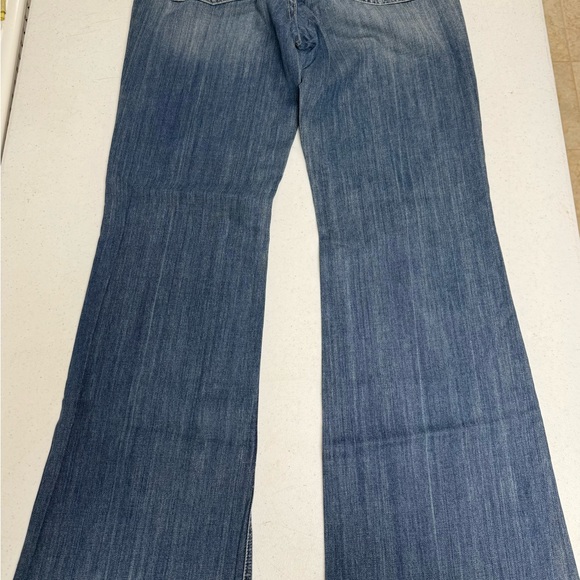 White House Black Market Blue Flare Jeans - Picture 2 of 7